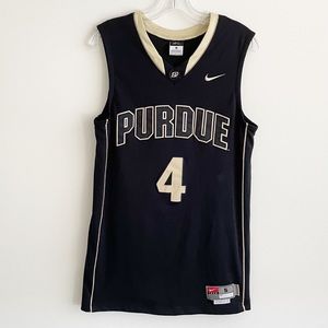 Nike Authentic Team Purdue #4 Jersey Length +2